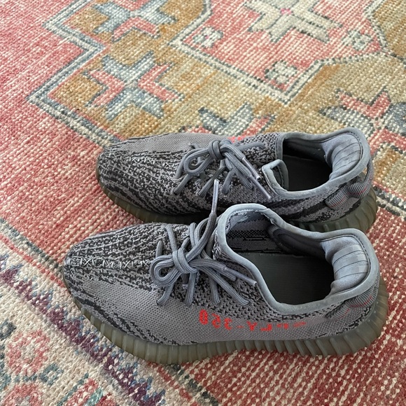 adidas YEEZY Boost 350 V2 Beluga grey AH2203 Zebra like stripes - Picture 4 of 7